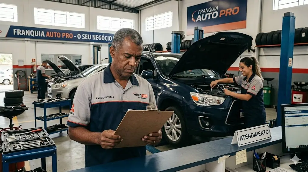 franquia de oficina mecânica